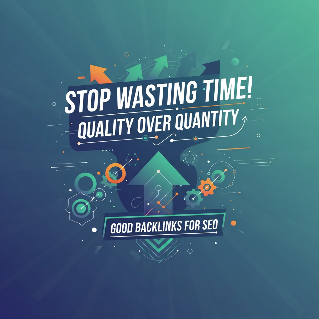 Stop Wasting Time! Why Quality Over Quantity is Key for Good Backlinks for SEO